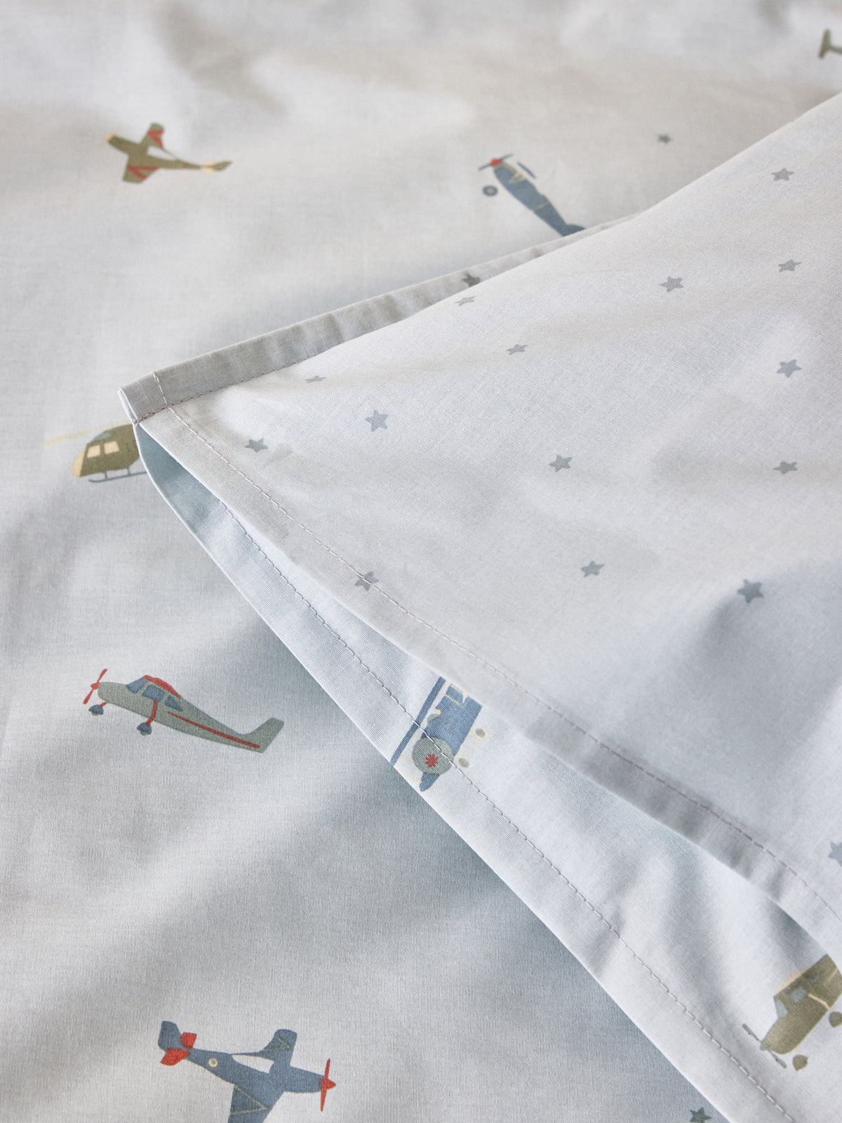 Housse de couette coton "Aviateur"