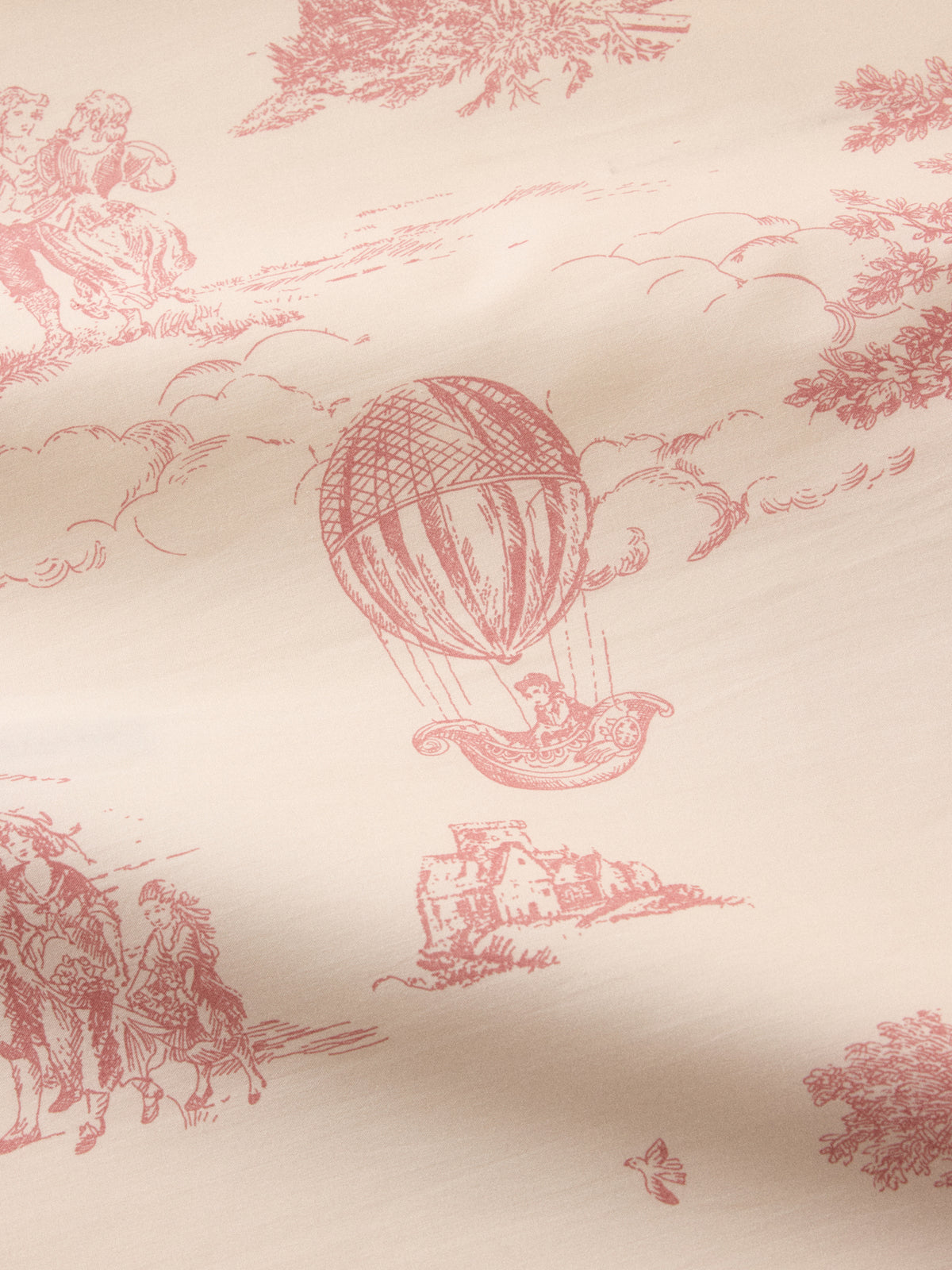 Housse de couette percale de coton "Esprit Toile de Jouy"