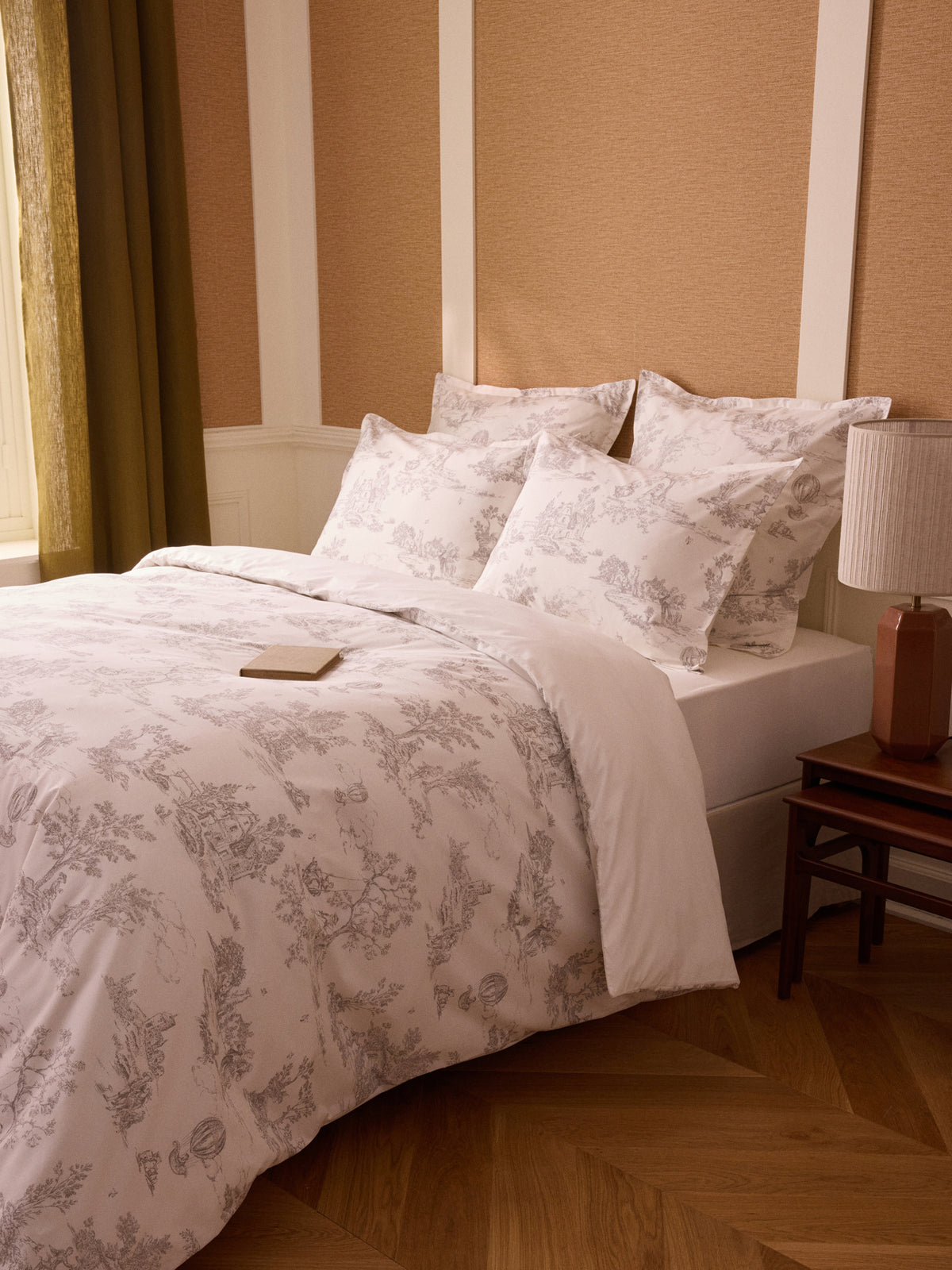 Toile de Jouy Spirit cotton percale duvet cover
