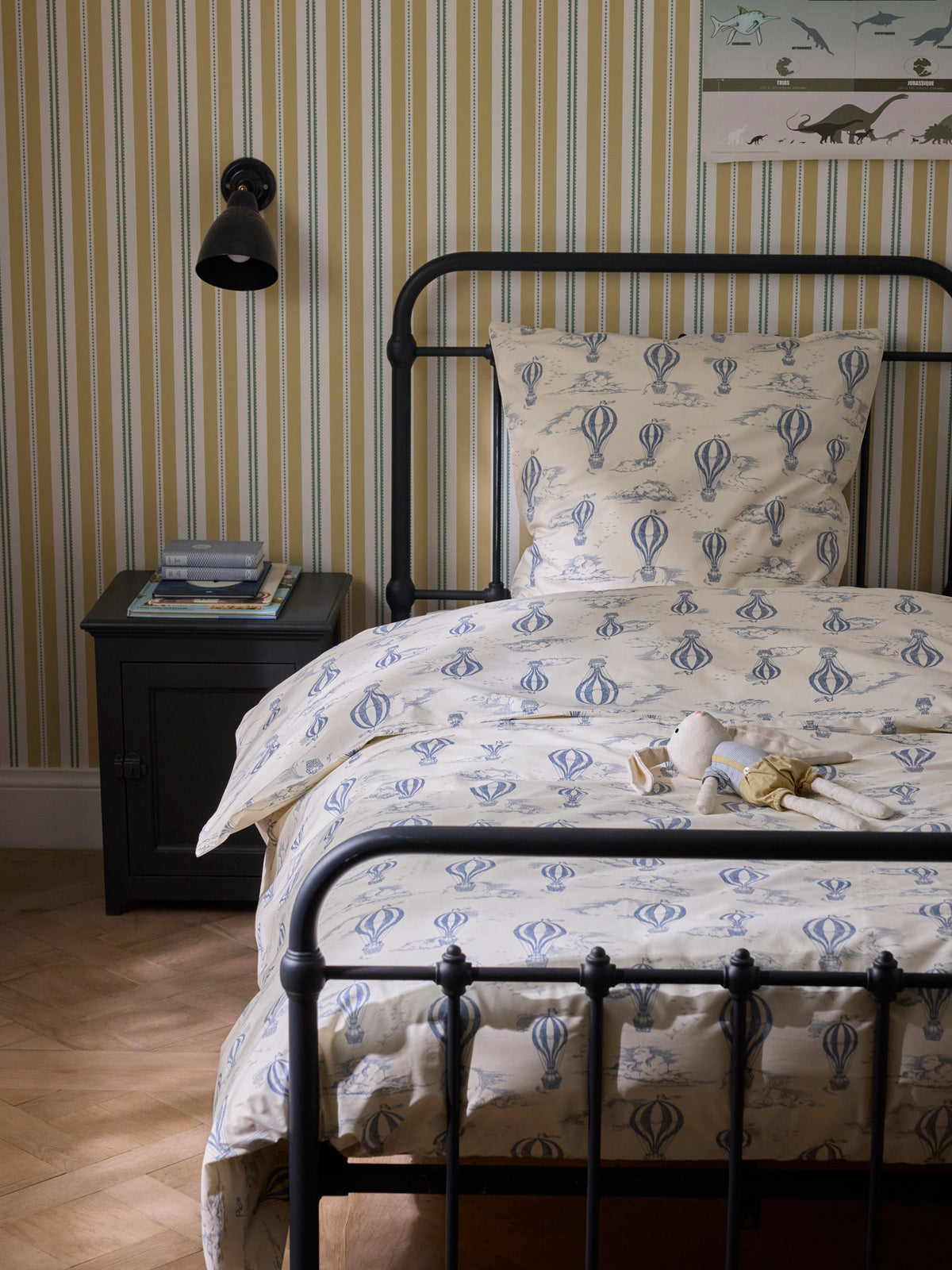 Housse de couette percale de coton "Montgolfière"