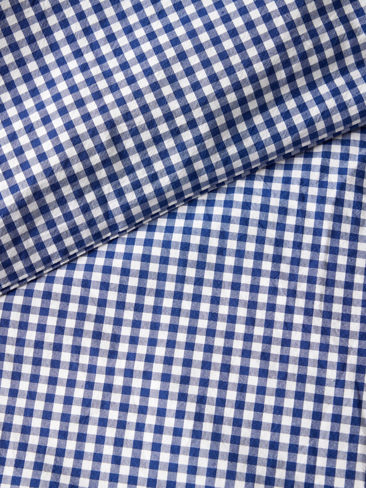 Housse de couette percale de coton "Vichy"