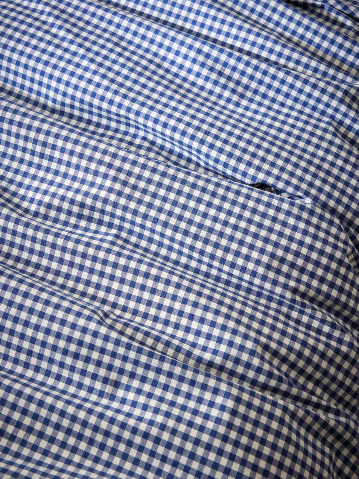 Housse de couette percale de coton "Vichy"