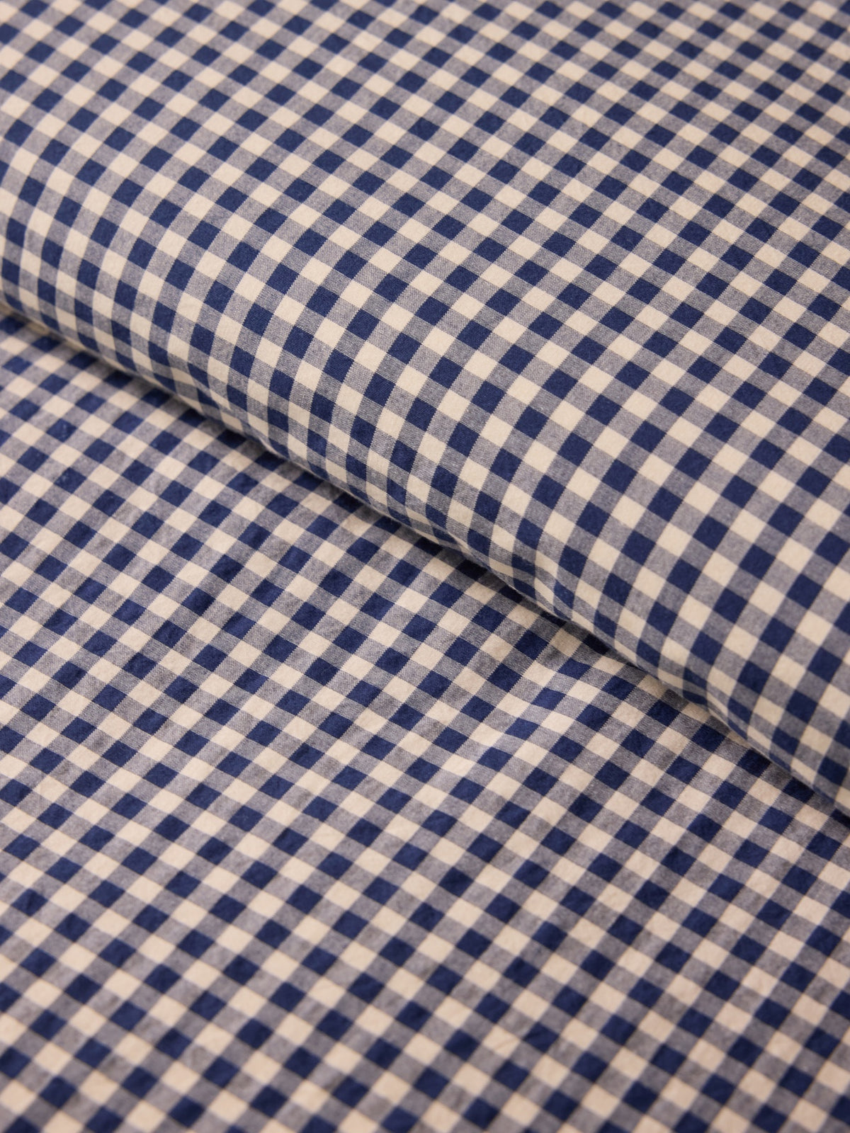 Housse de couette percale de coton "Vichy"