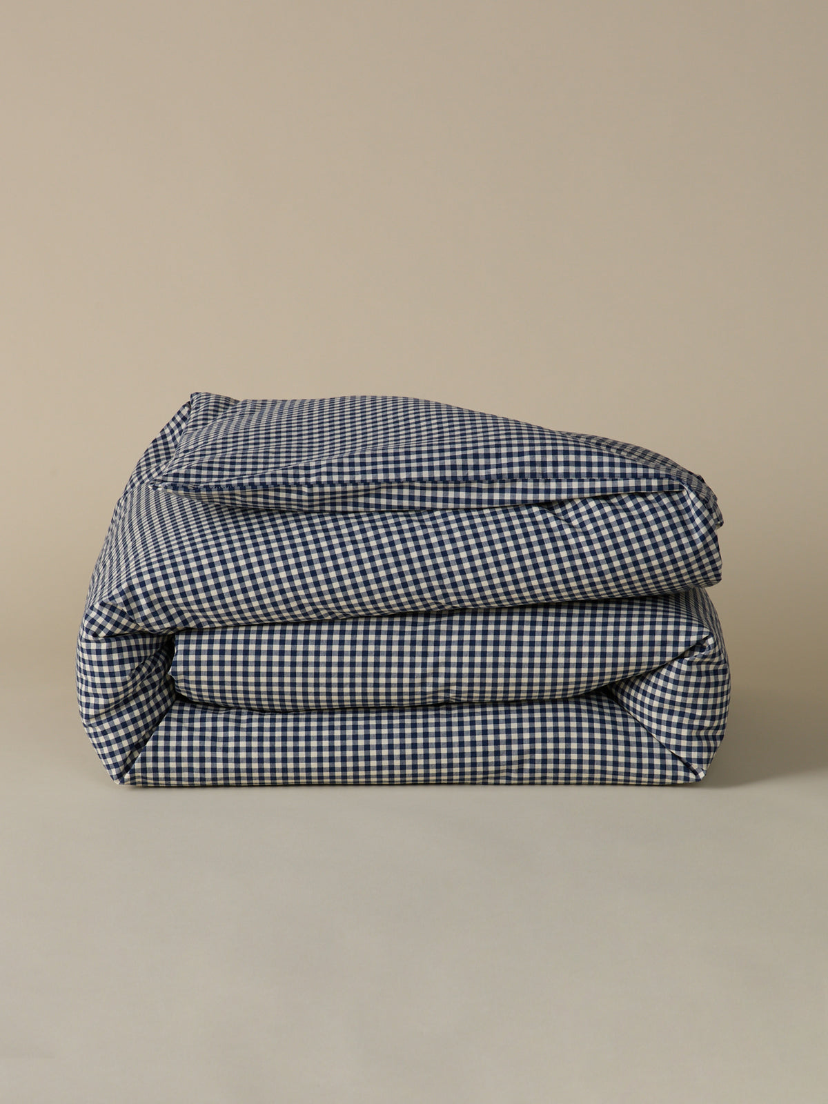 Housse de couette percale de coton "Vichy"