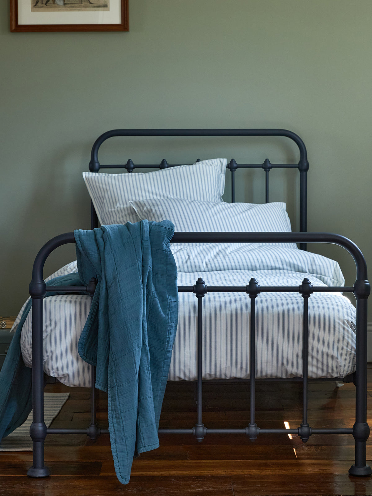 Sailor cotton percale duvet cover