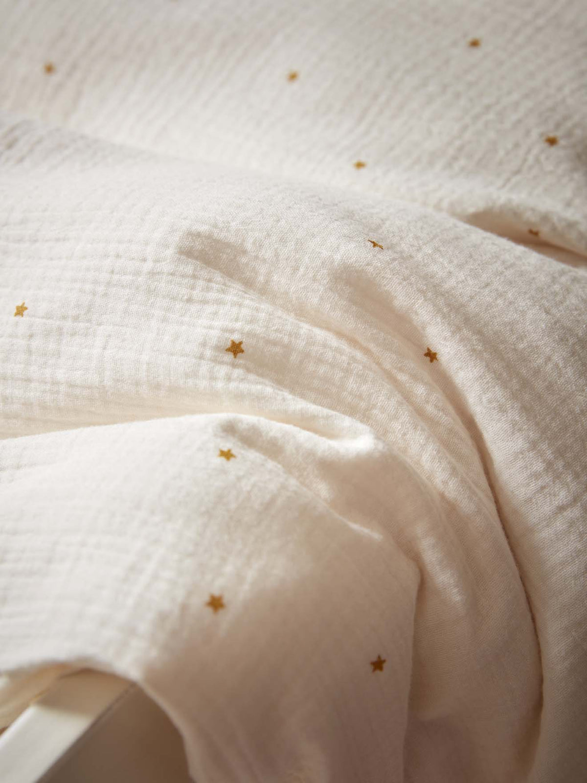 Junior organic cotton cheesecloth duvet cover