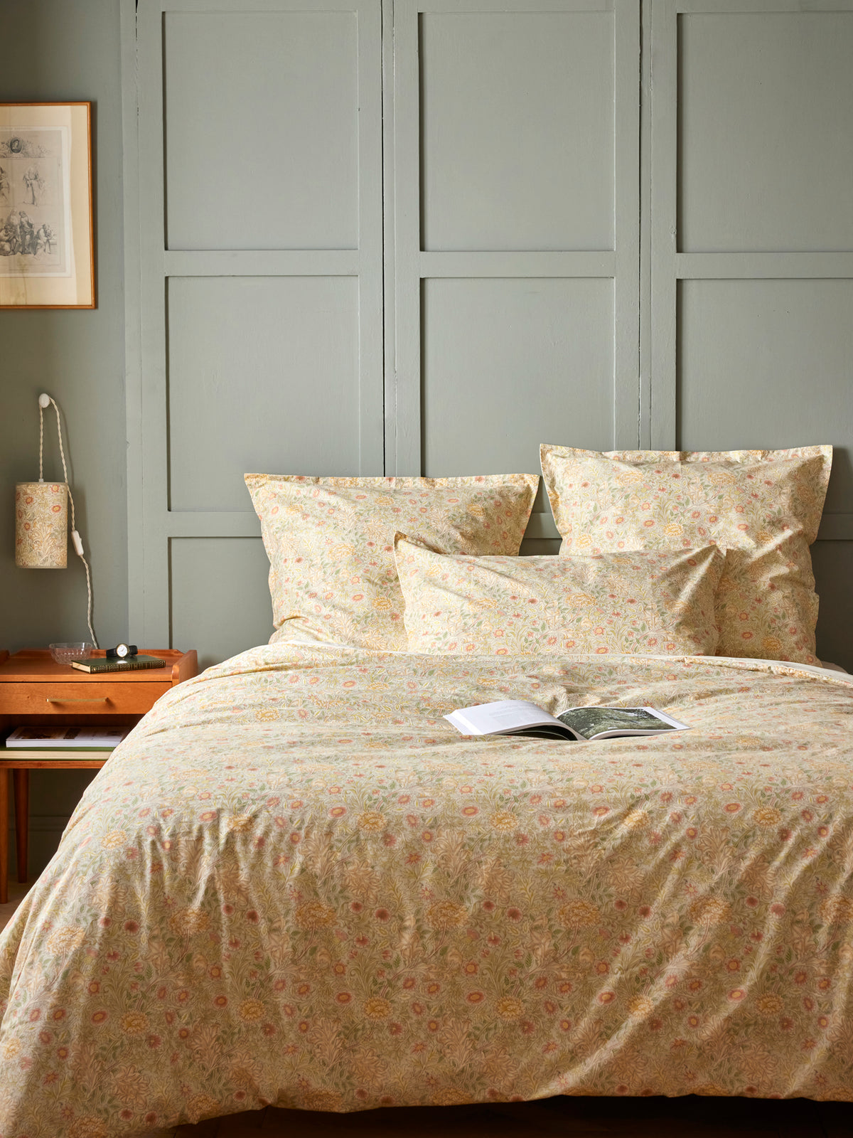 Housse de couette Double Bough, dessin William Morris