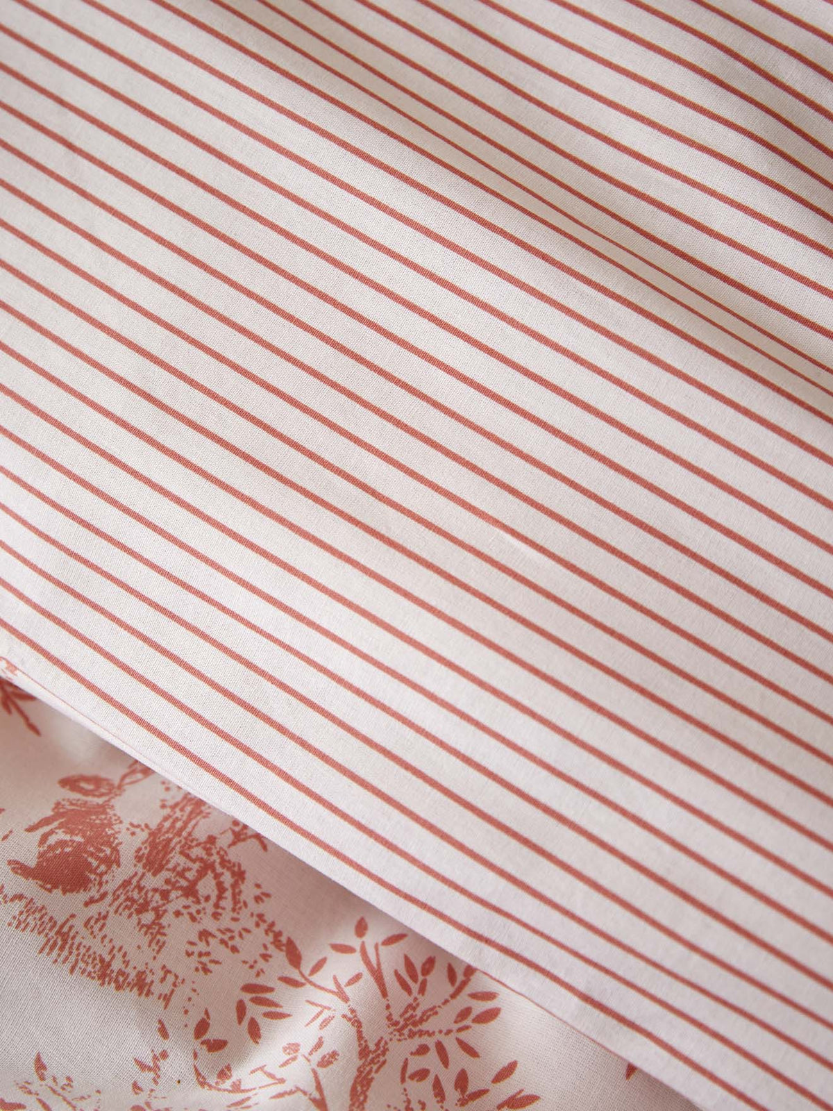 Housse de couette coton "Esprit petit Jouy"