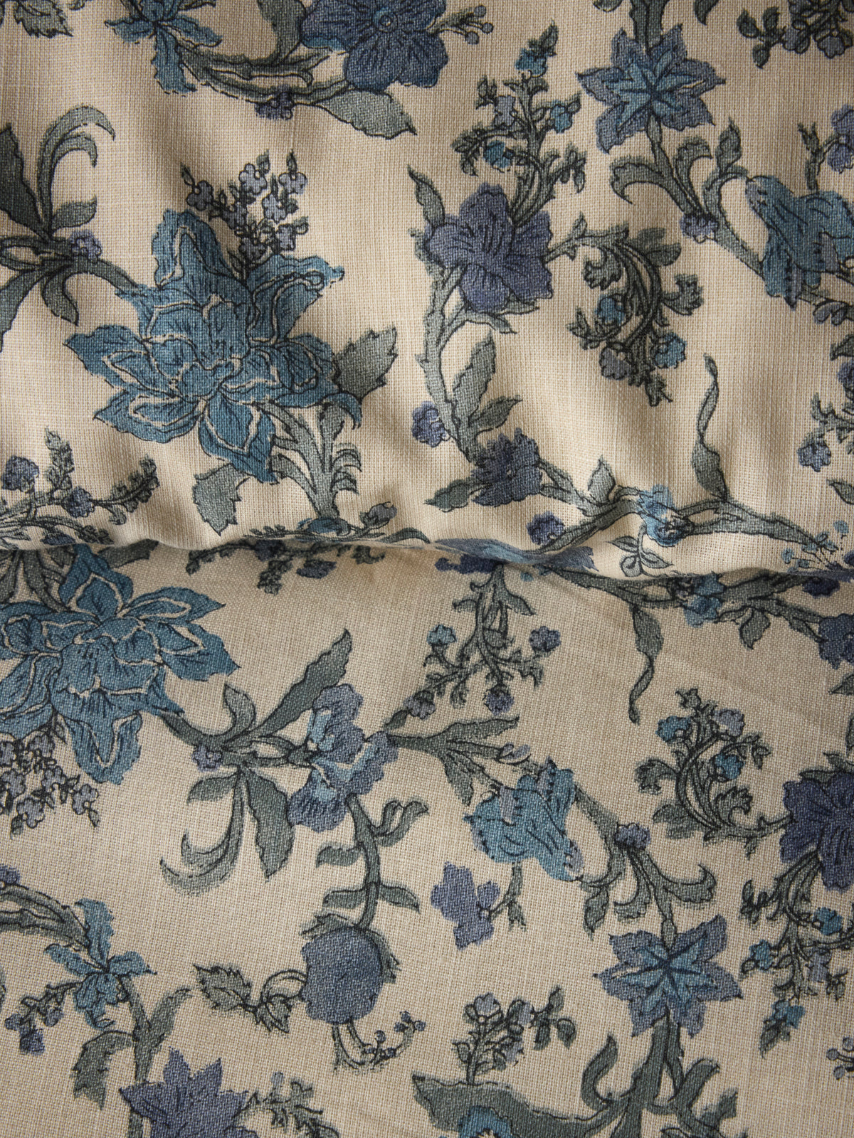 Aurore linen-look cotton duvet cover