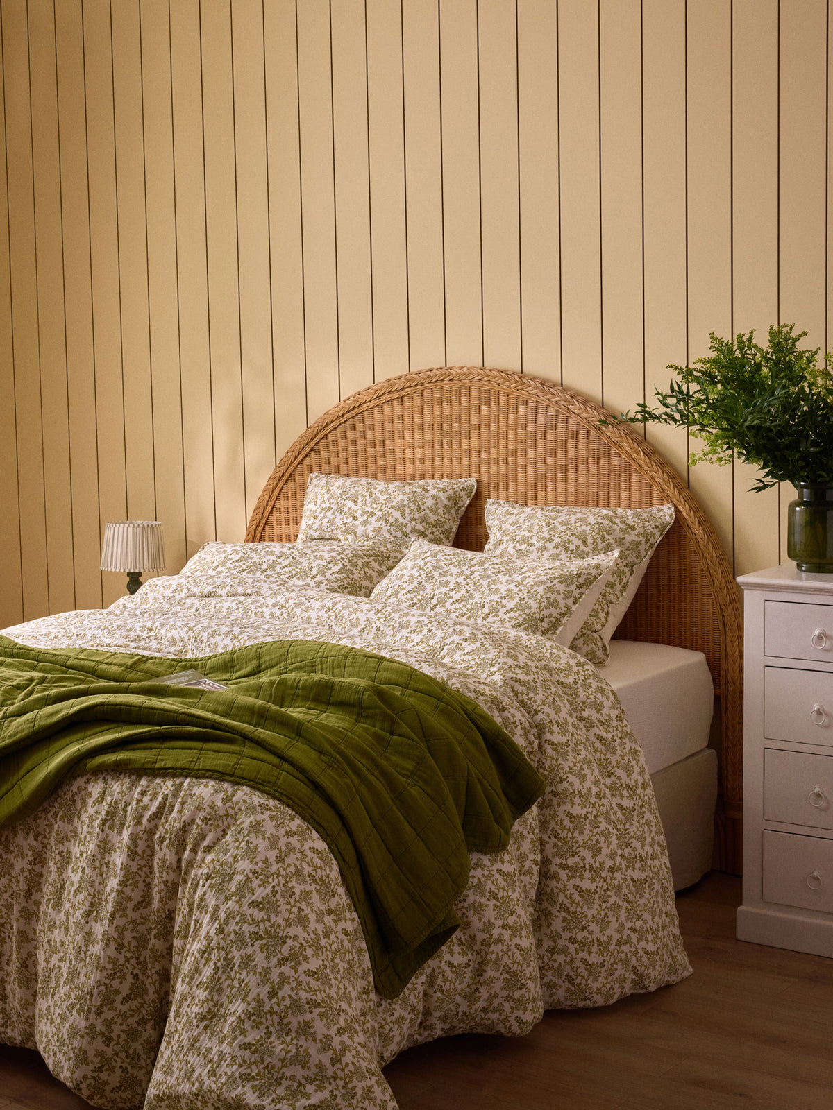 Armande cotton percale duvet cover