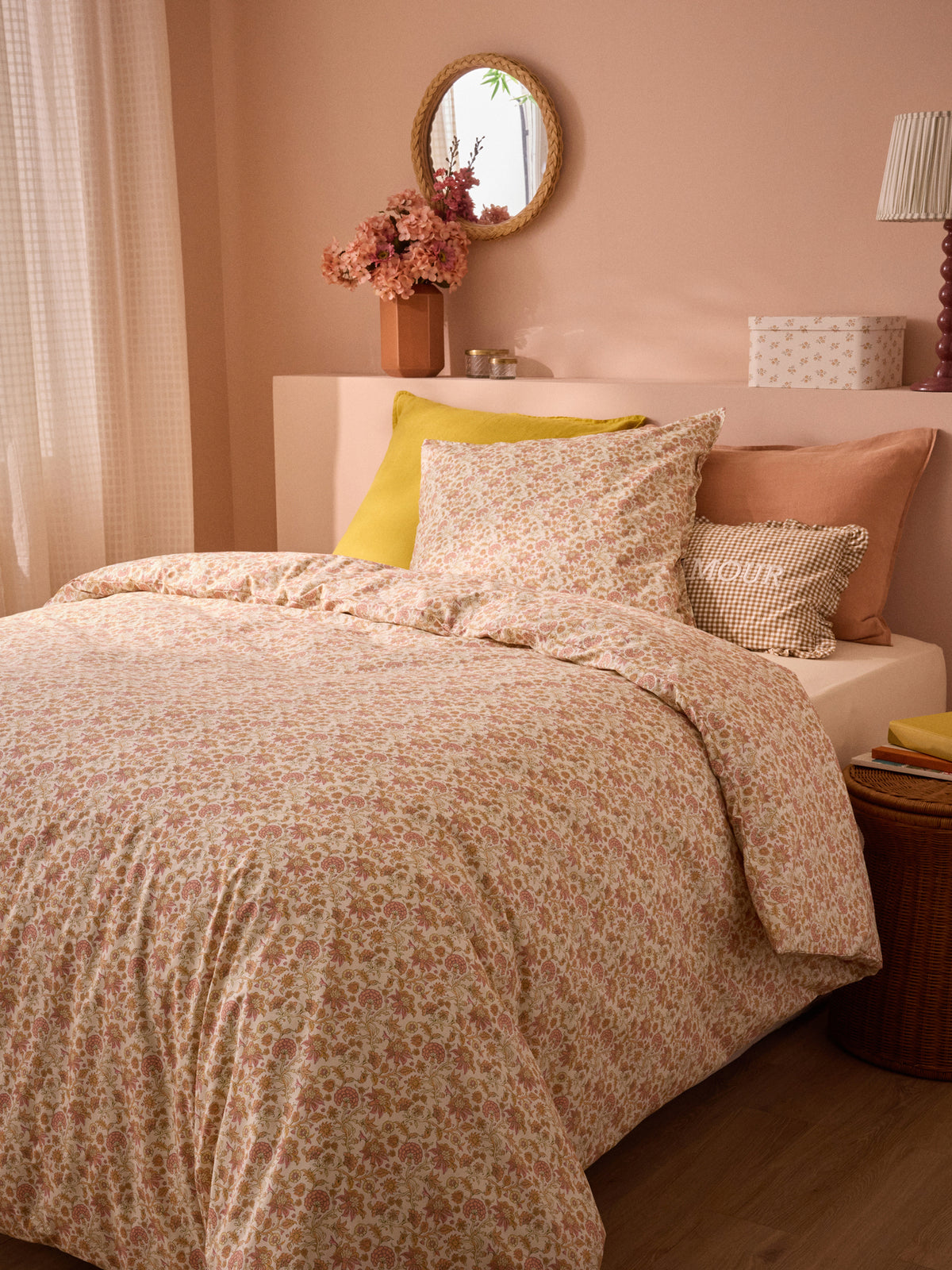 Housse de couette percale de coton "Agathe"