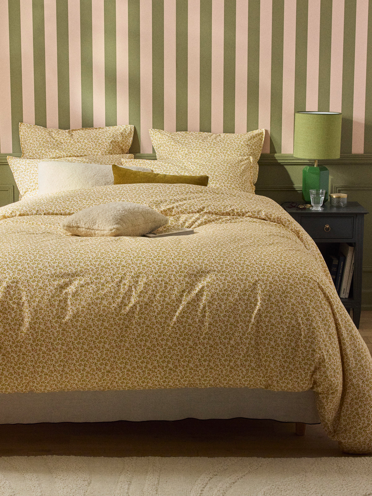Housse de couette percale de coton "Albertine"