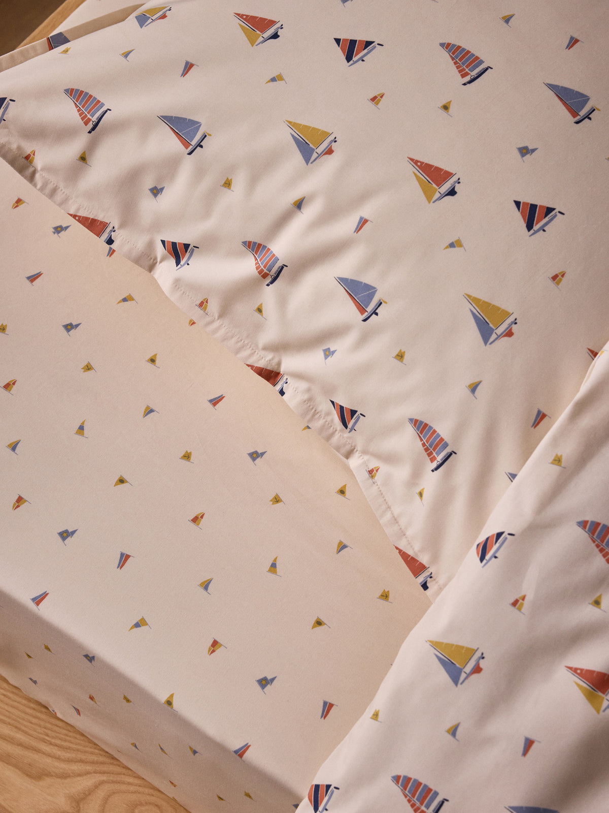 Mateo cotton percale duvet cover
