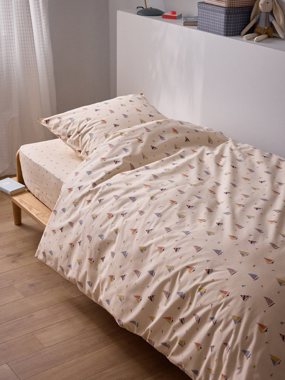 Mateo cotton percale duvet cover