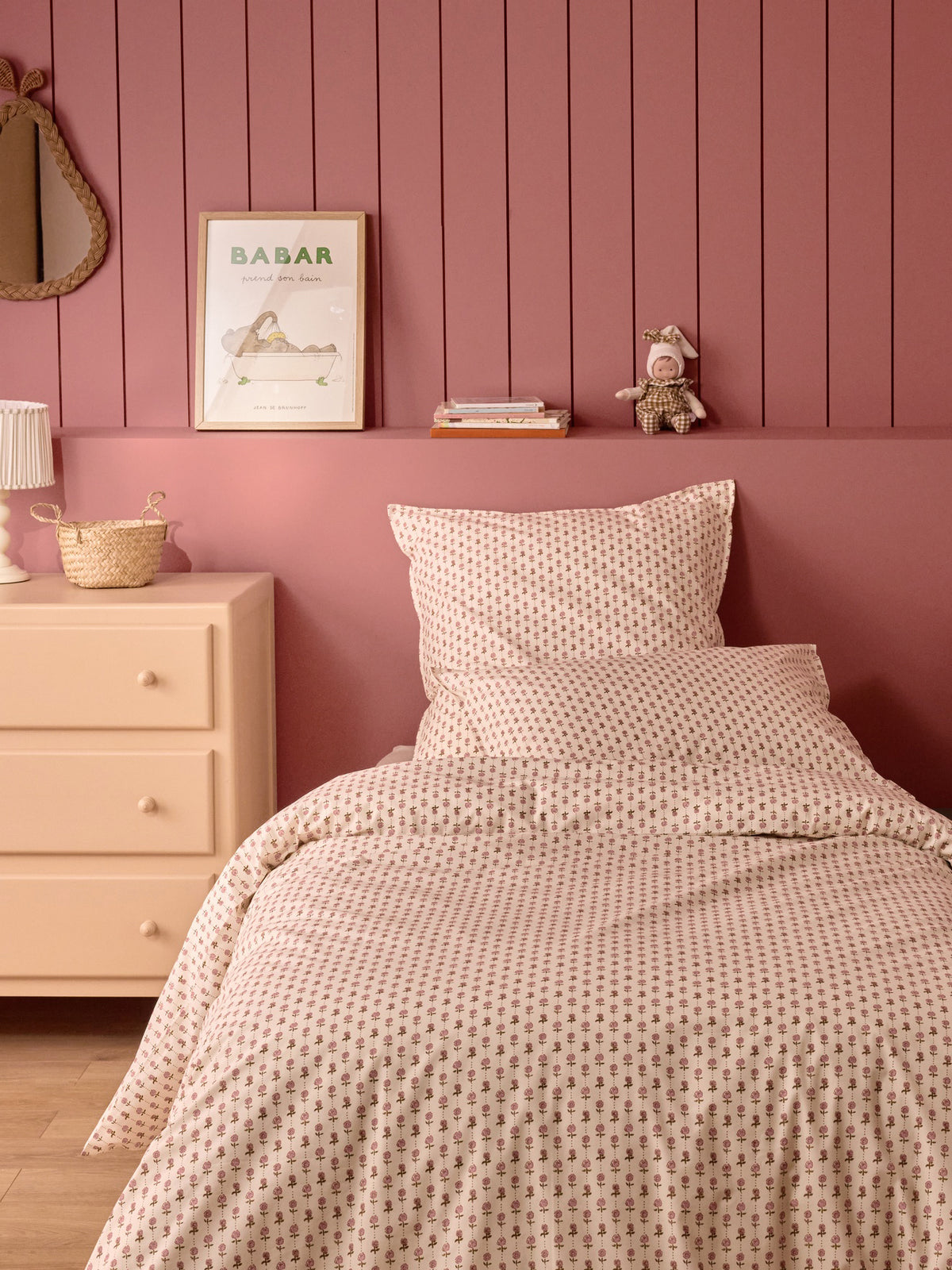 Housse de couette percale de coton "Lucette"