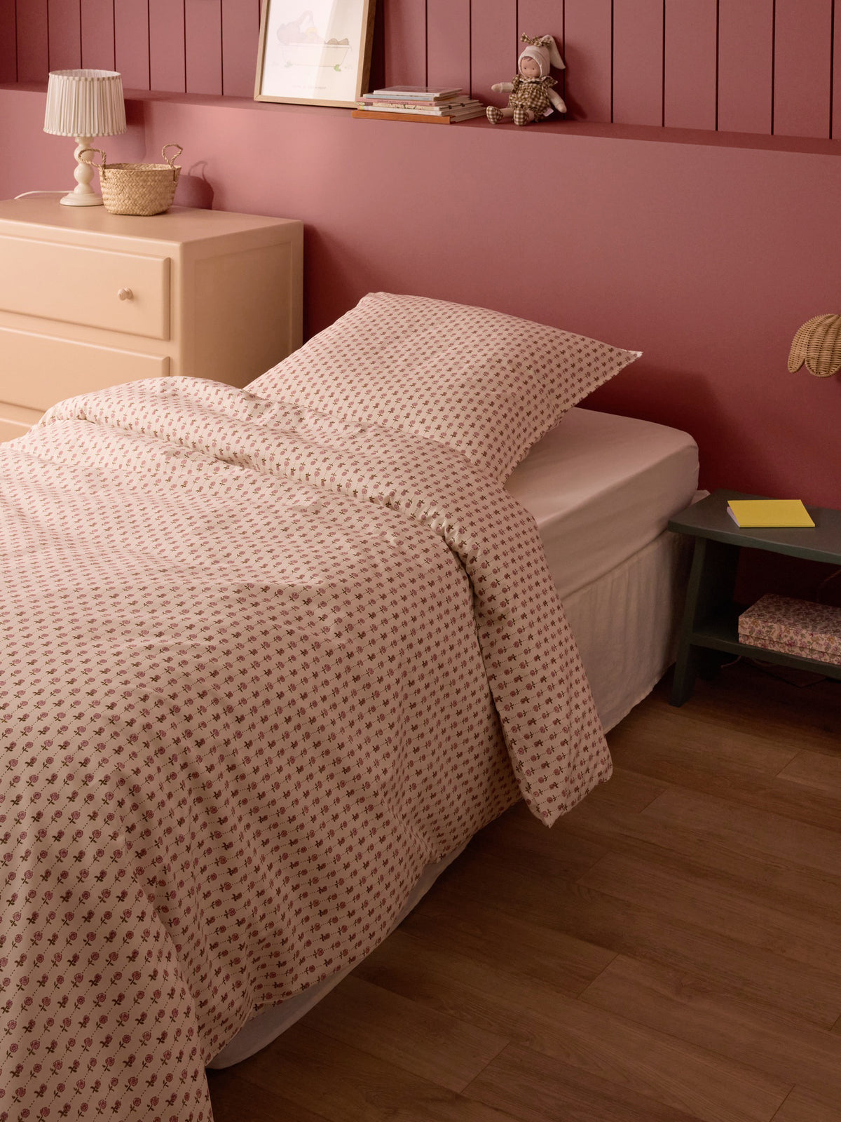 Housse de couette percale de coton "Lucette"