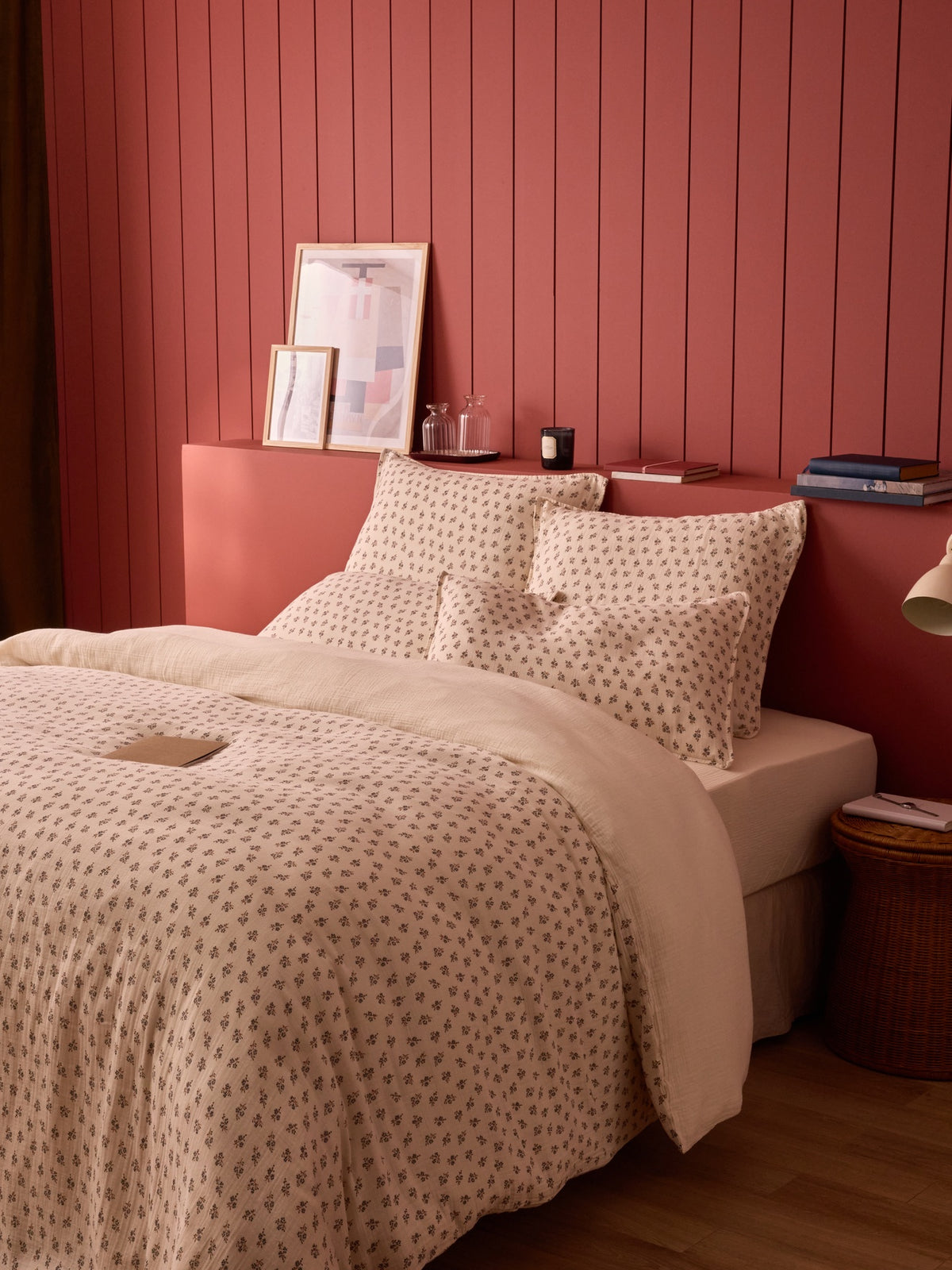 Lorette cotton cheesecloth duvet cover