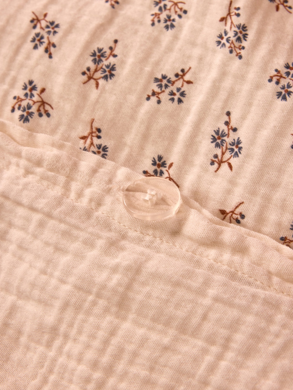 Lorette cotton cheesecloth duvet cover