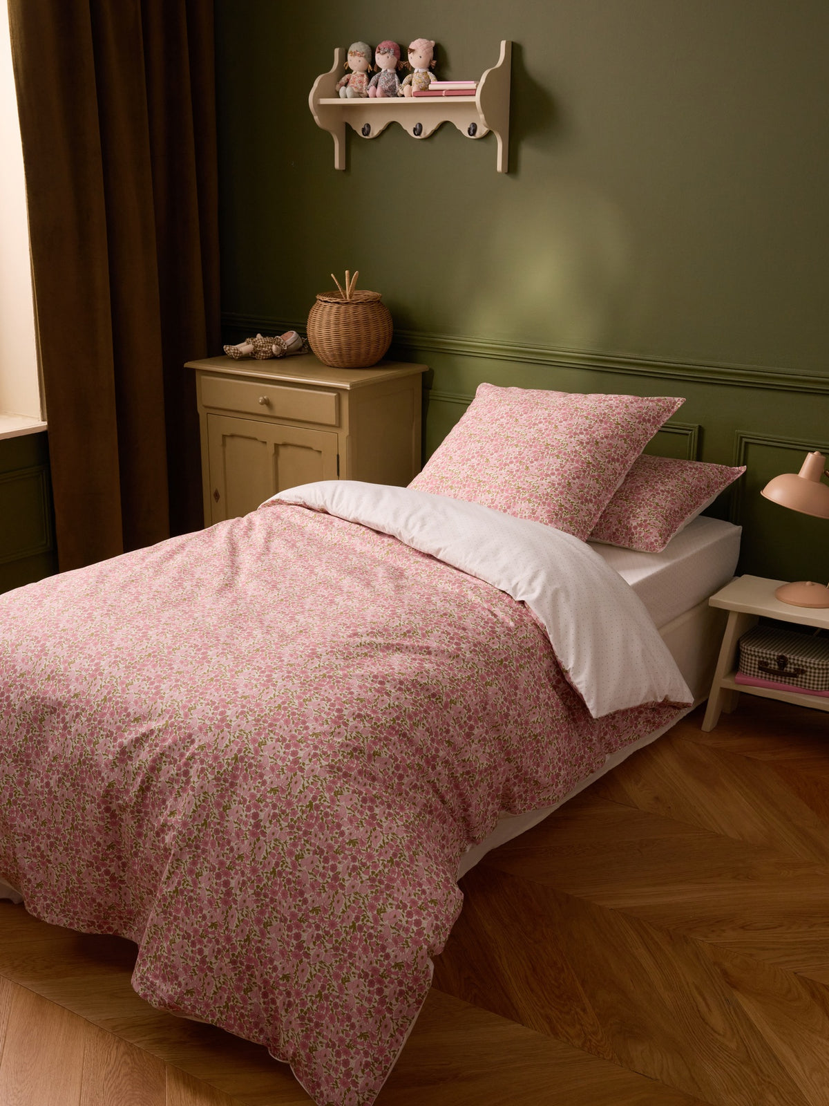 Housse de couette tissu Liberty "Poppy and Daisy"