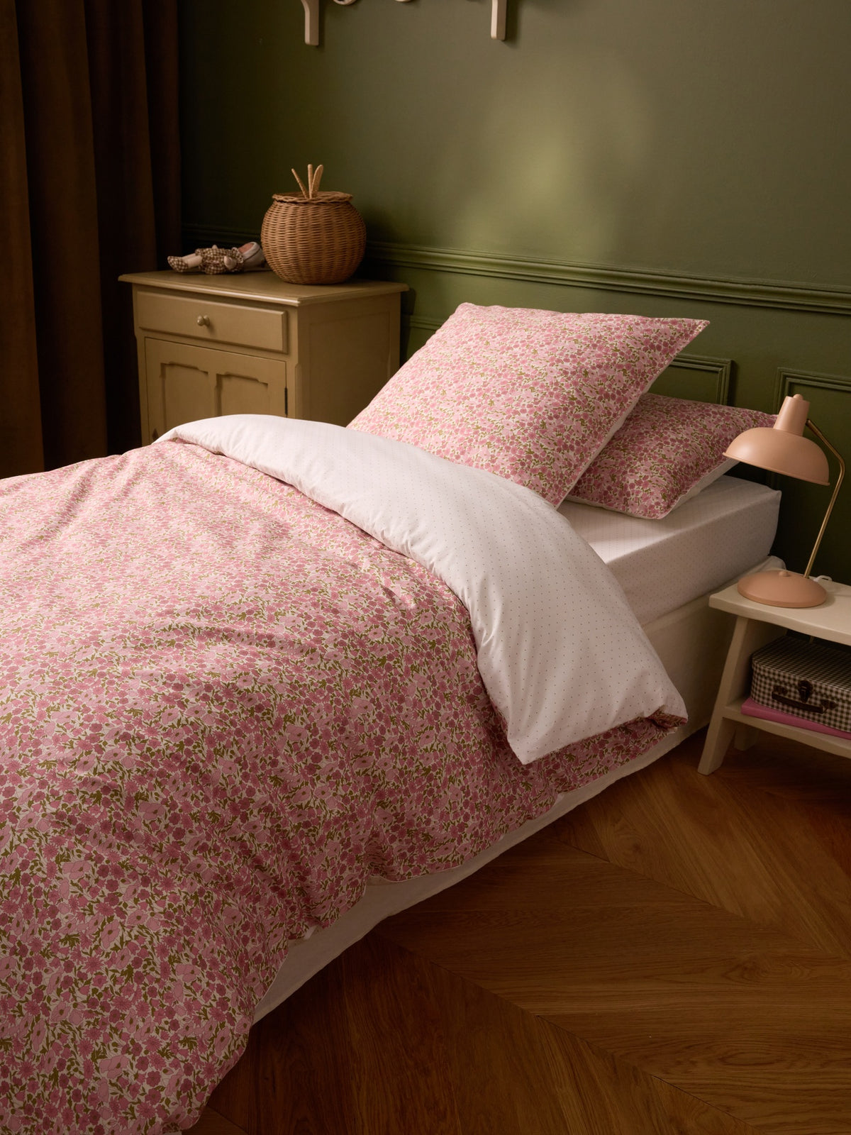Housse de couette tissu Liberty "Poppy and Daisy"
