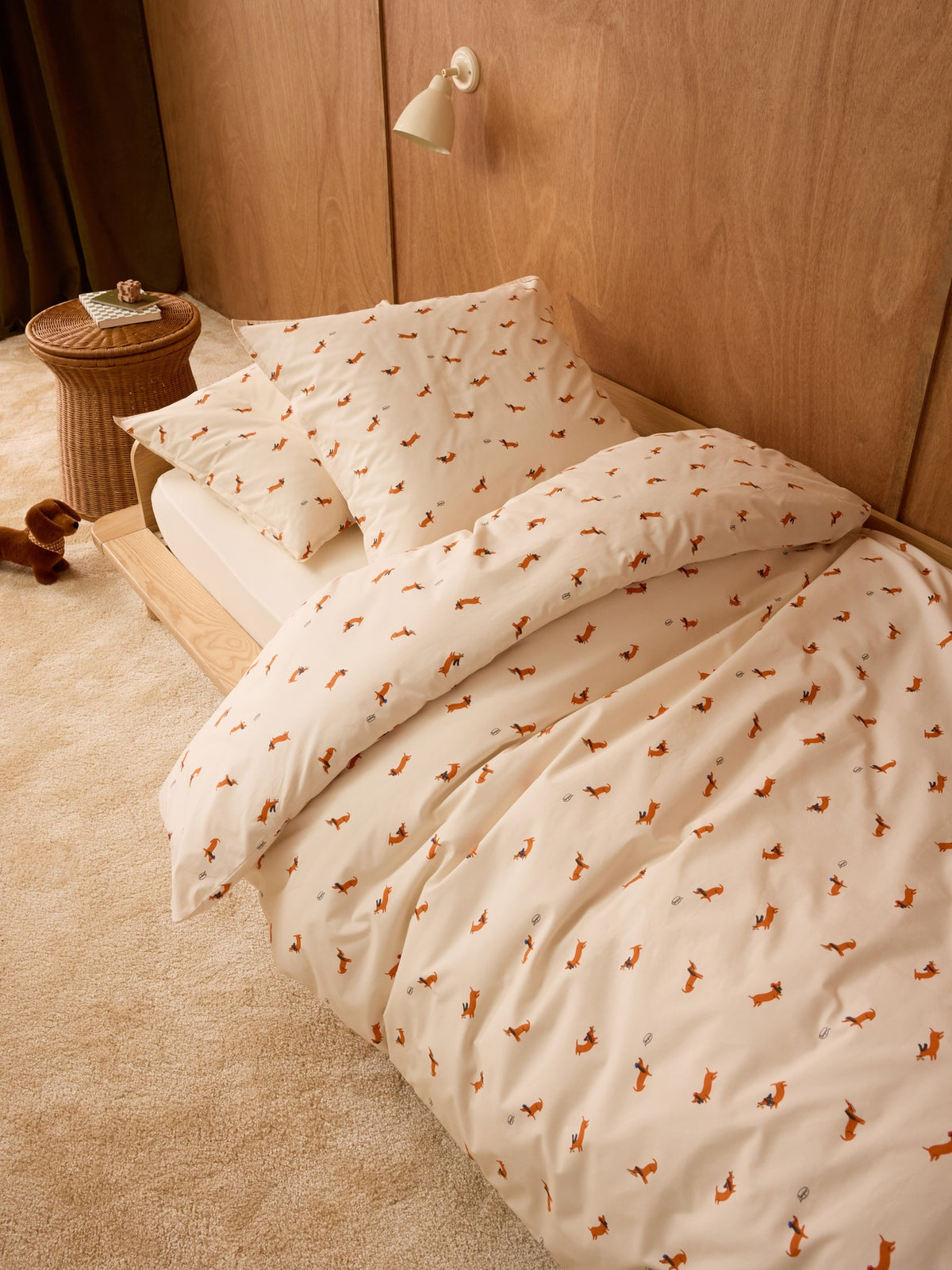 Housse de couette percale de coton "Loki"