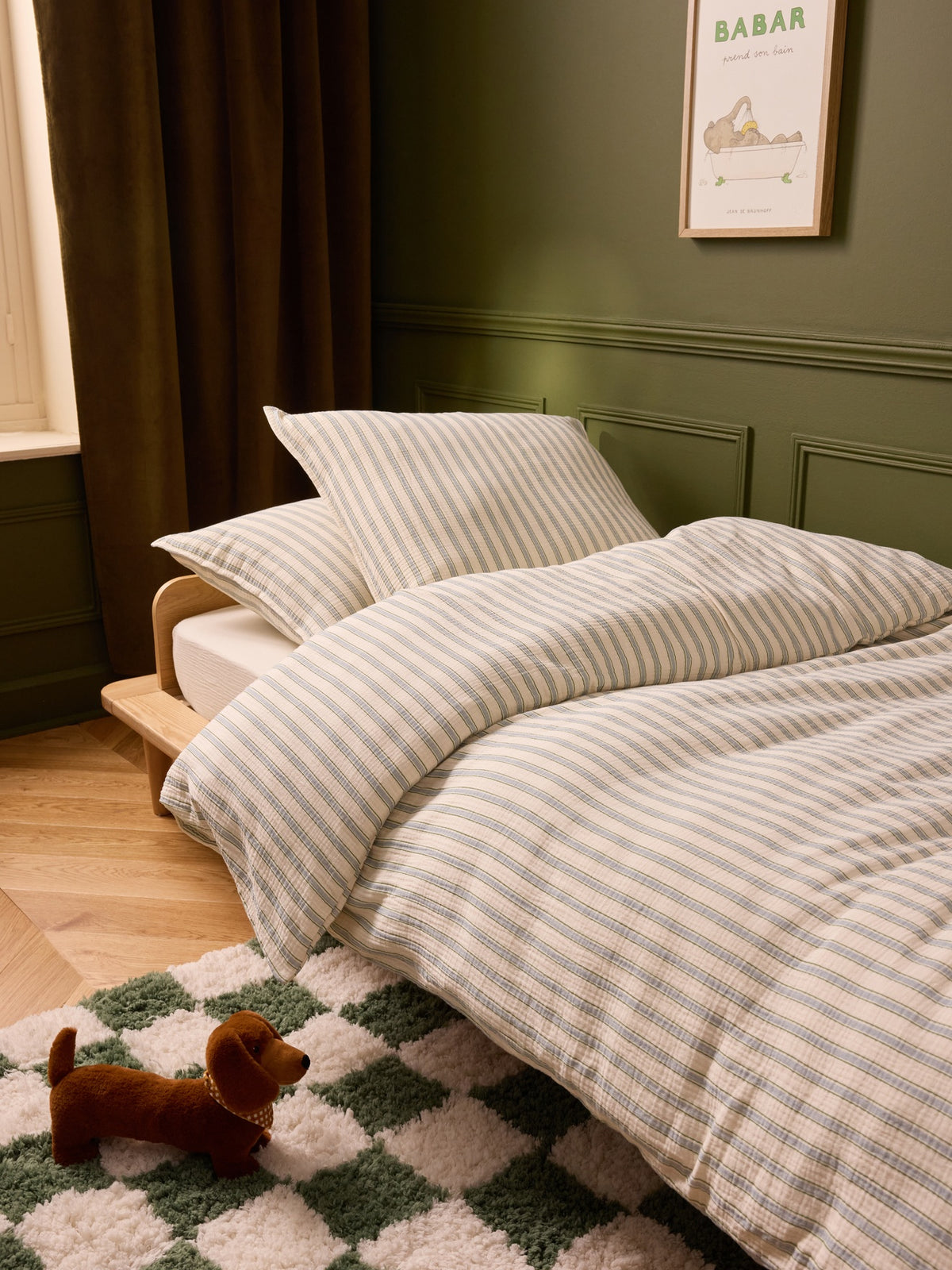 Housse de couette gaze de coton "Lou"