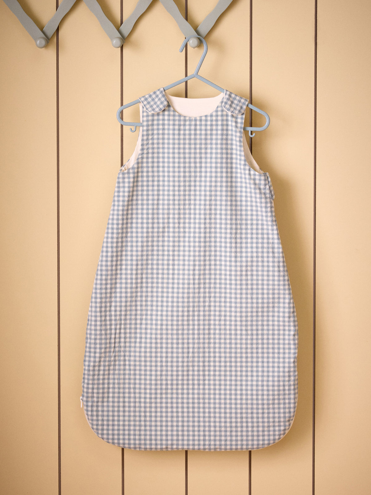 Gingham check cotton percal sleep sack - TOG 2