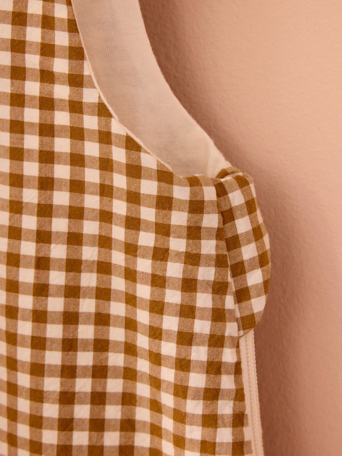 Gingham check cotton percal sleep sack - TOG 2