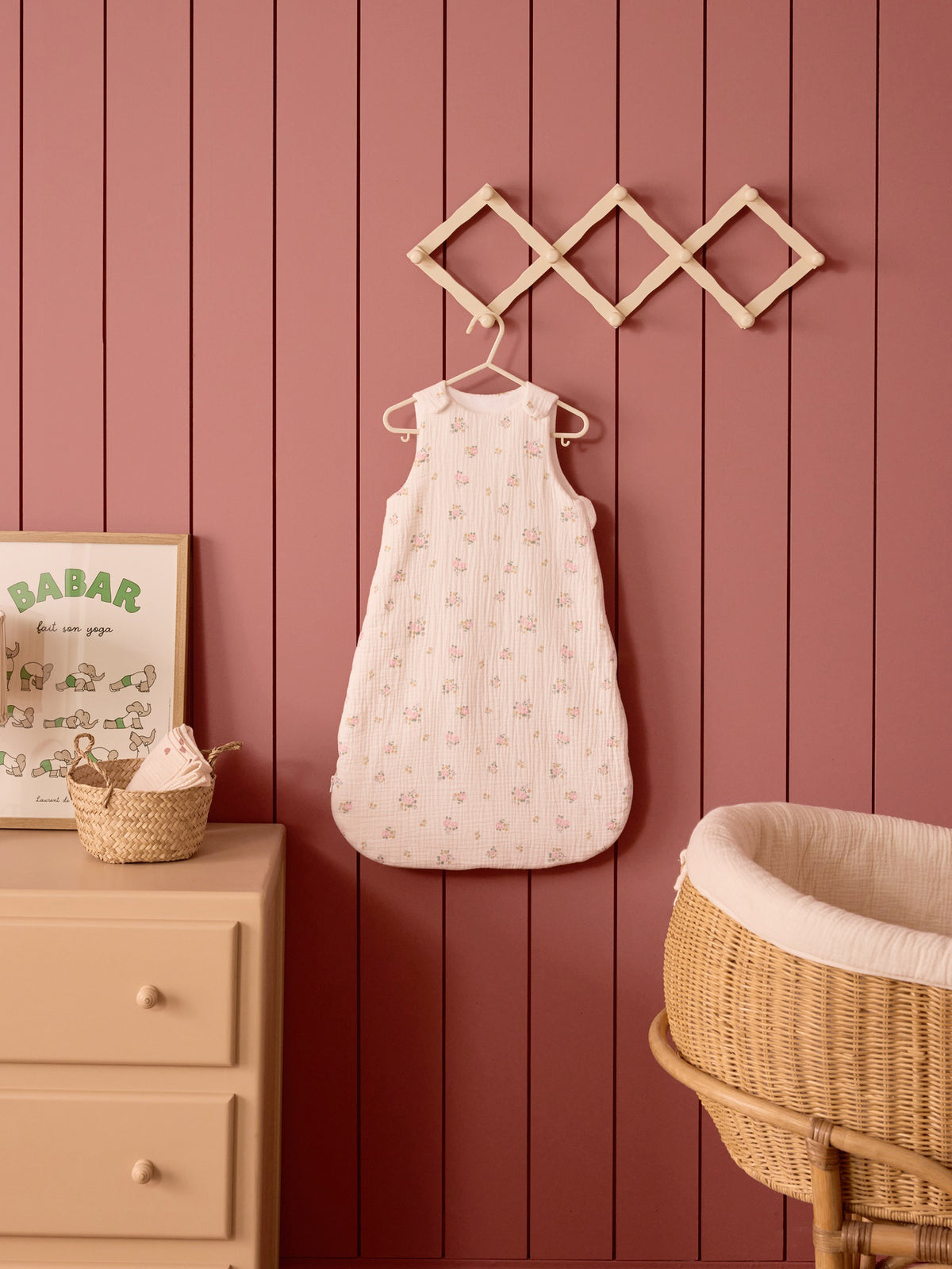 Crinkled organic cotton cheesecloth sleep sack - TOG 3