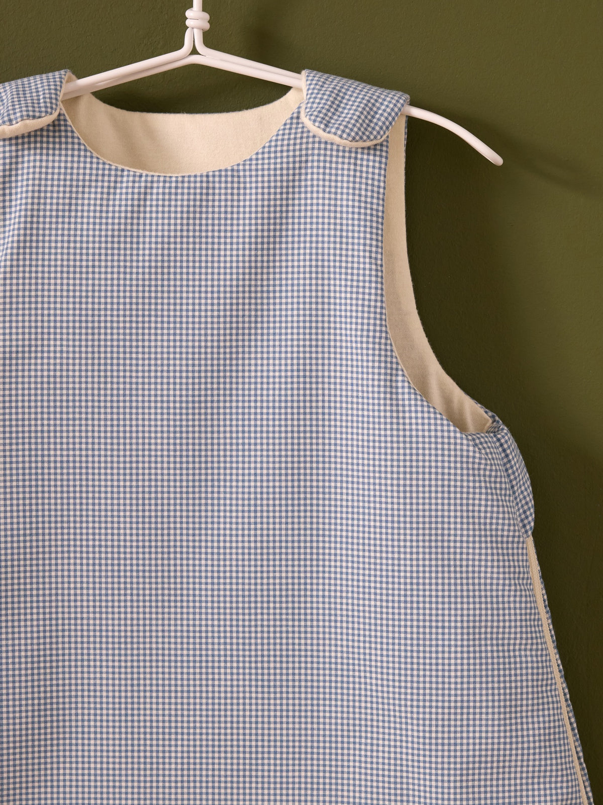 Gigoteuse vichy en percale de coton - TOG 3