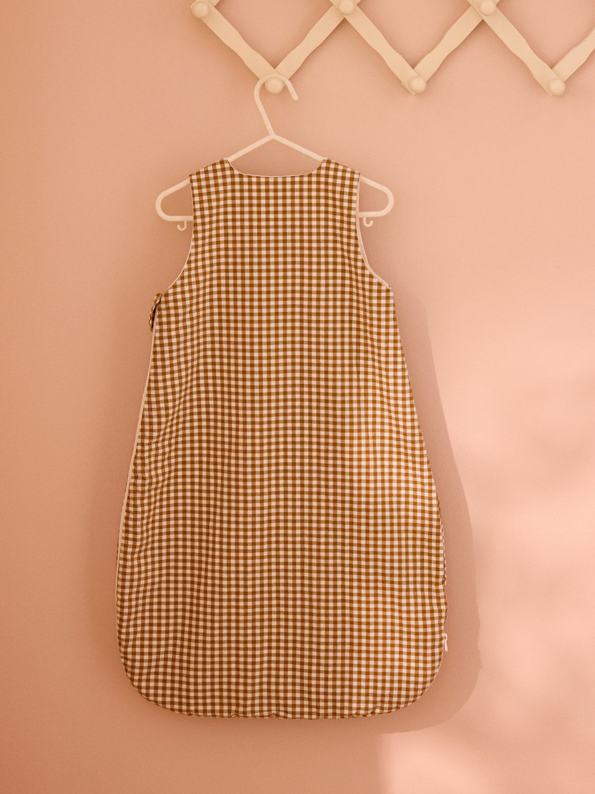 Cotton percale gingham checked sleepsack - TOG 3