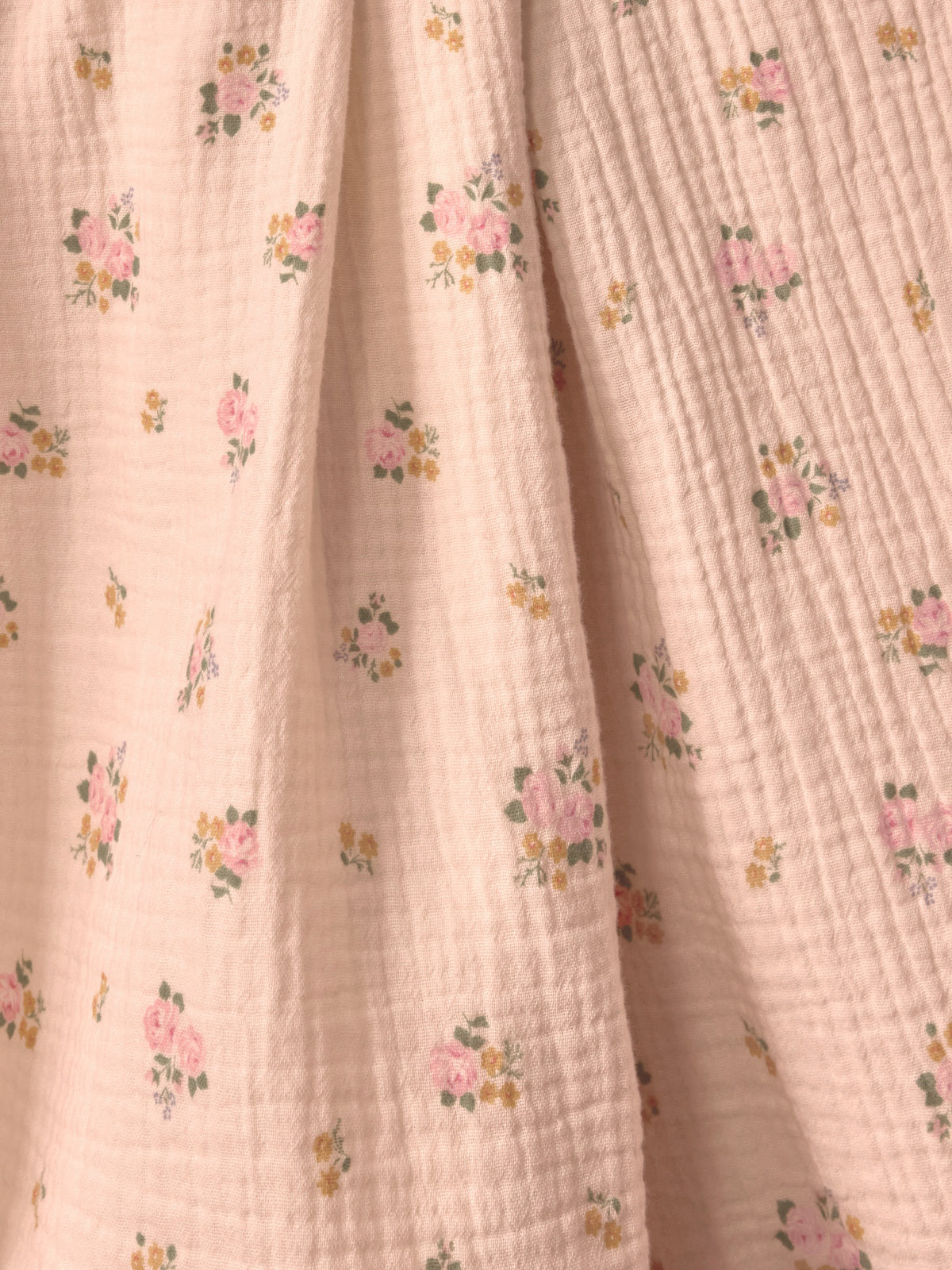 Plaid bébé gaze de coton et micro-polaire