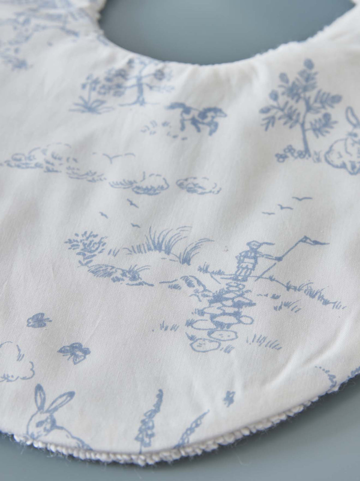 Organic cotton percale bib