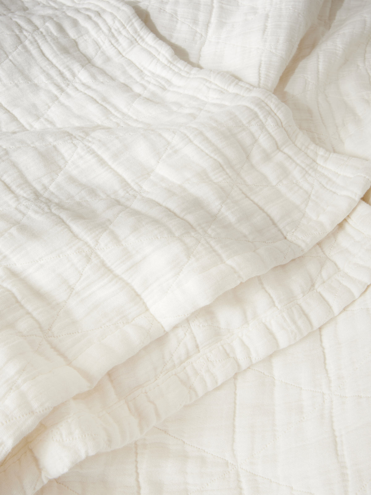 Cotton piqué bedspread