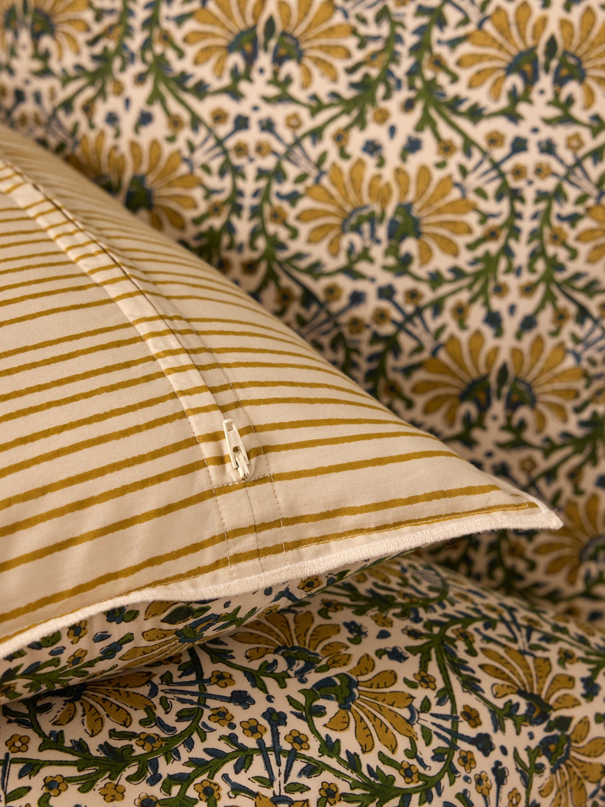 Indian print cushion cover