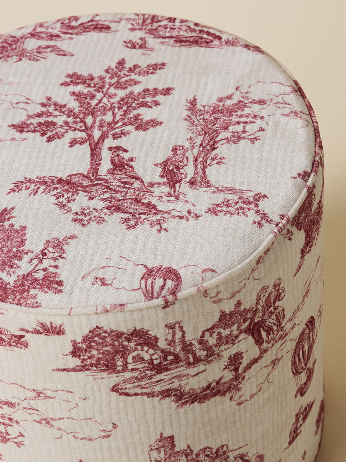 Anne upholstered footstool