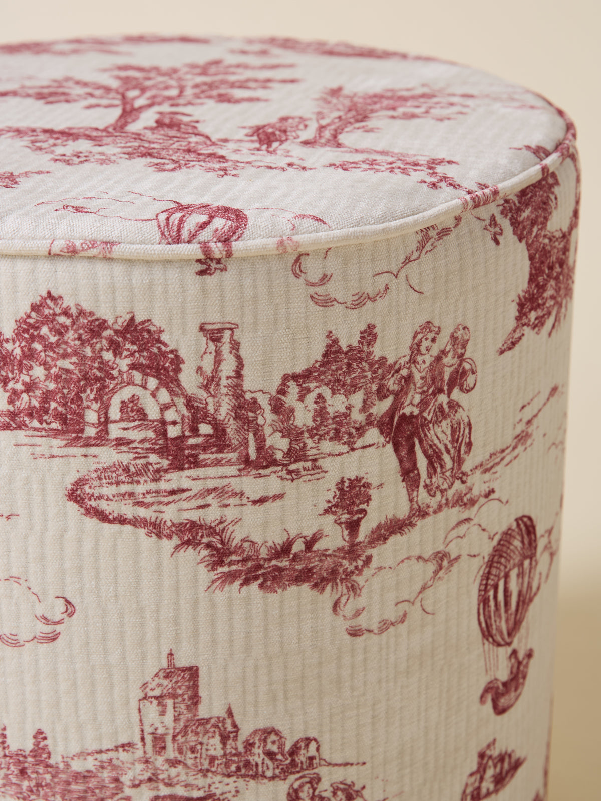 Anne upholstered footstool