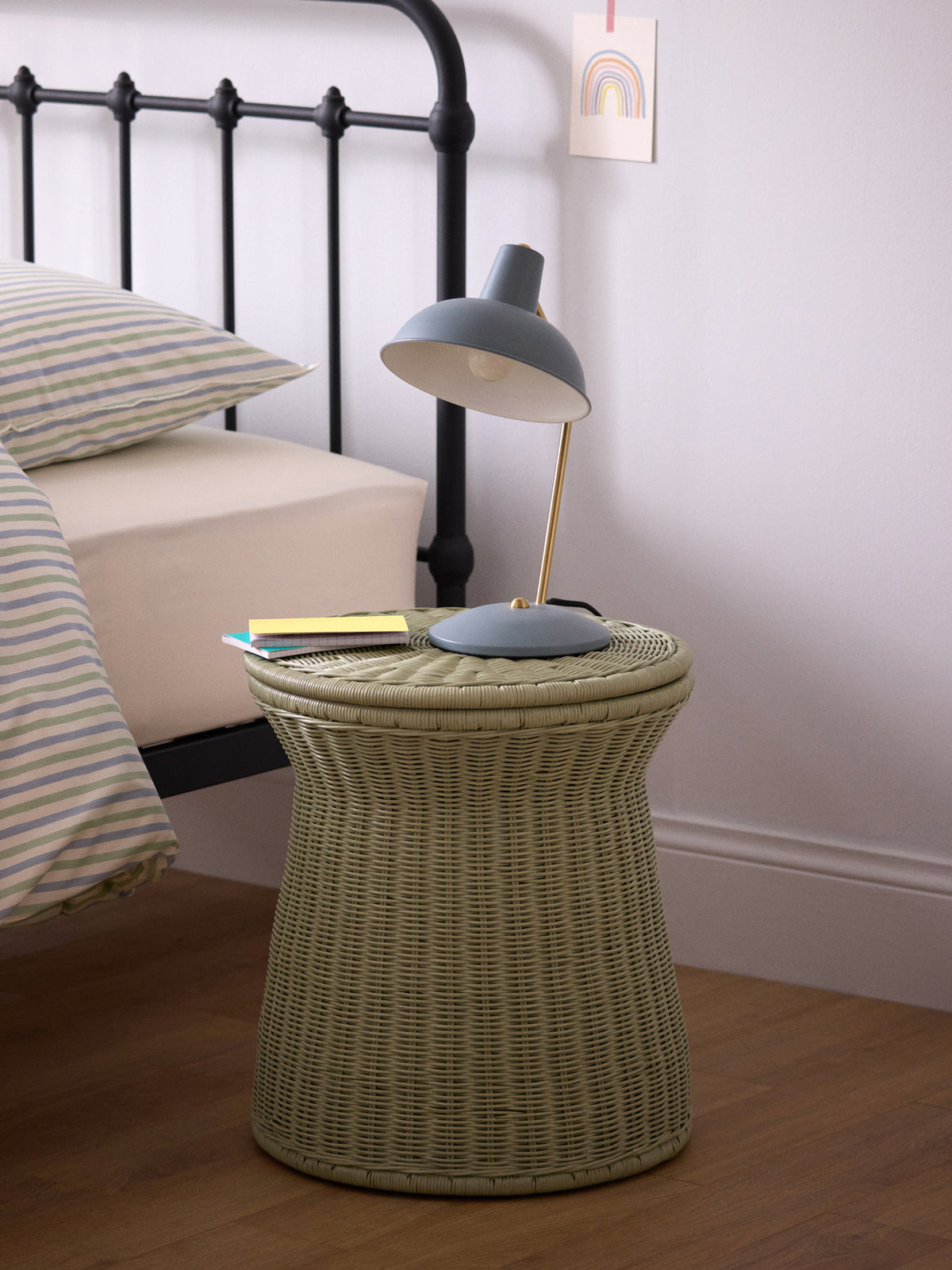 Tabouret en rotin Emile