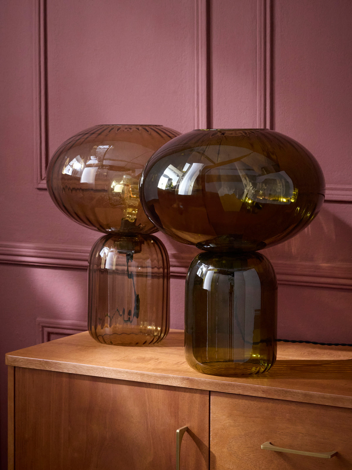 Martin lamp with chiseled glass - XL