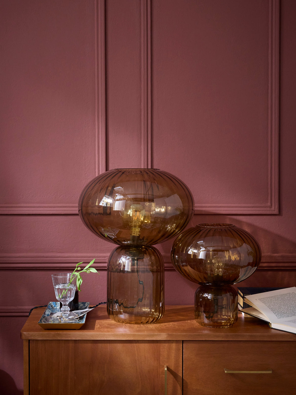 Martin lamp with chiseled glass - XL