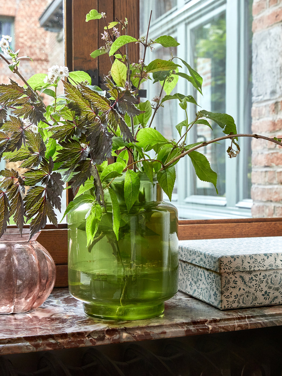 Glass vase Laura