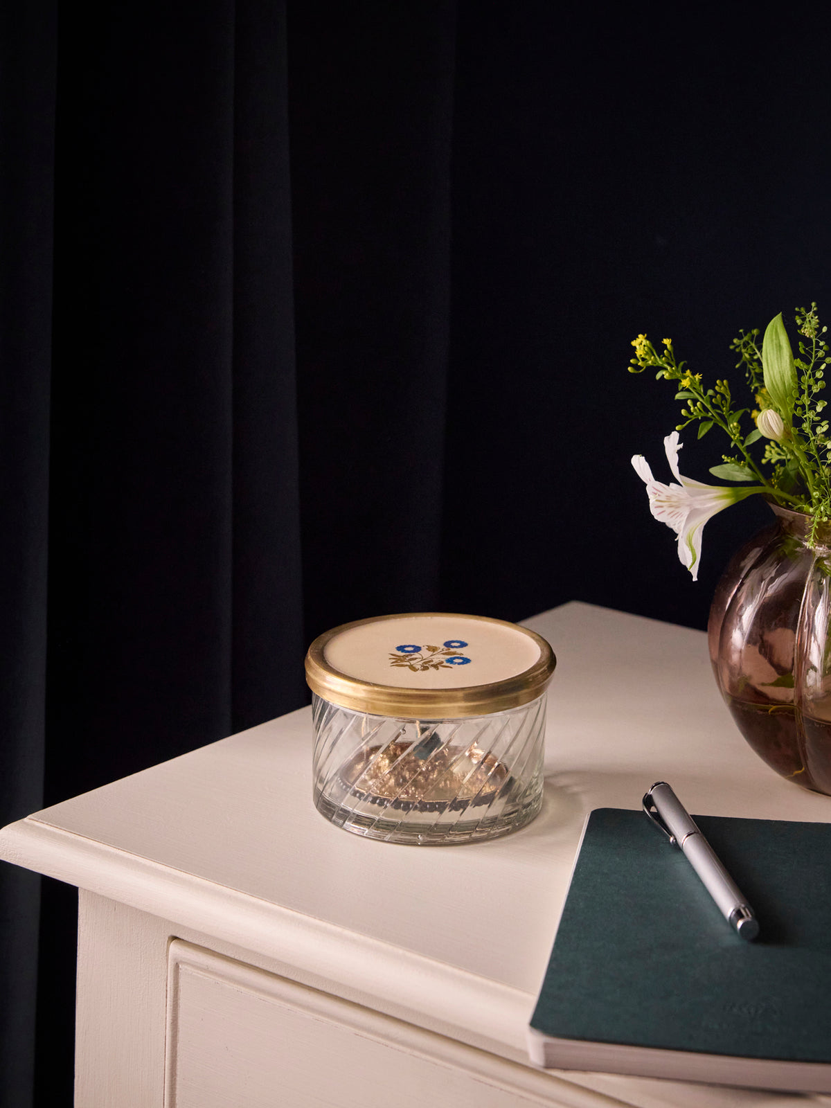 Glass box with lid - Large size