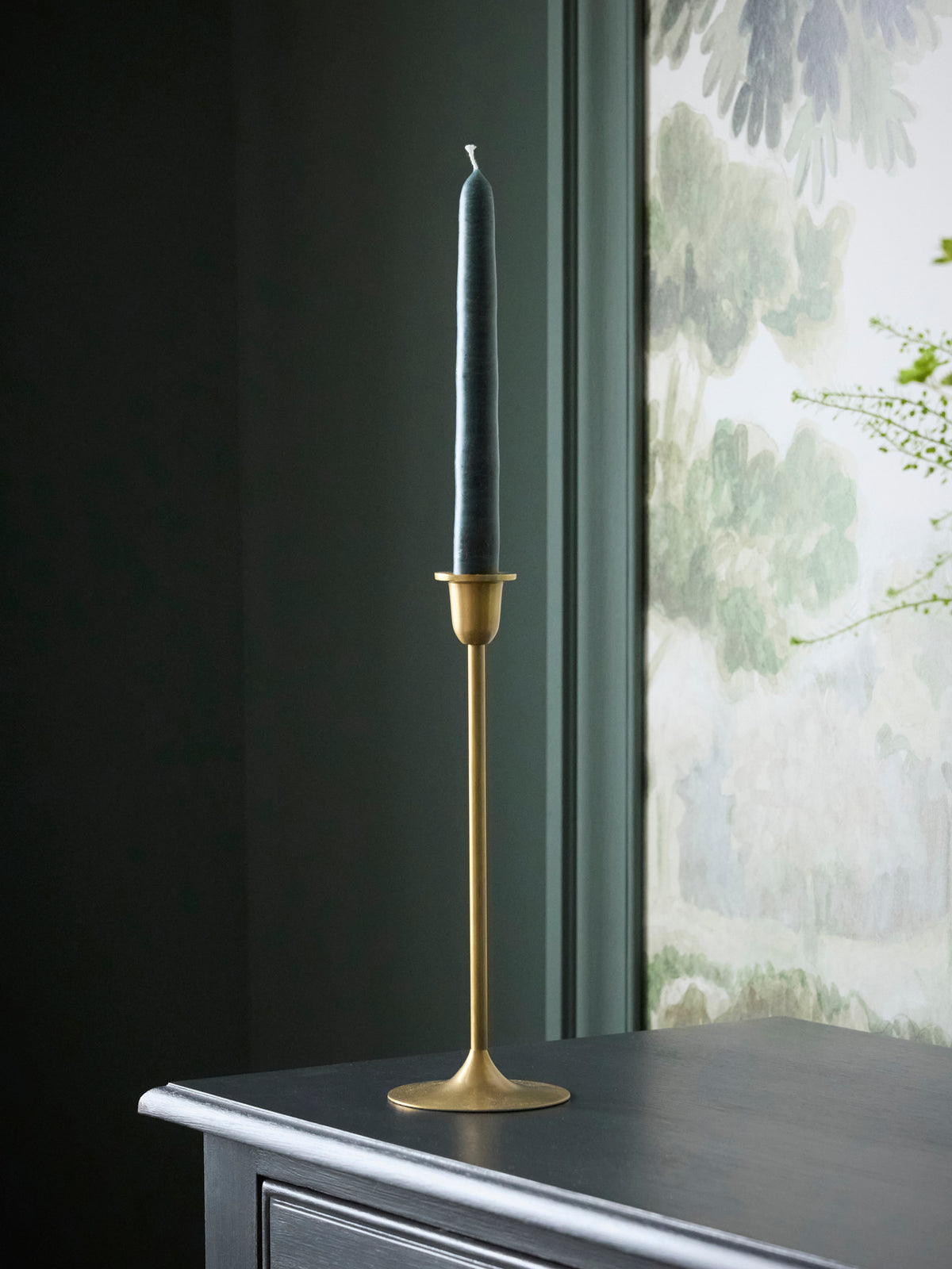Elegant Brass Candle Holder - Large size