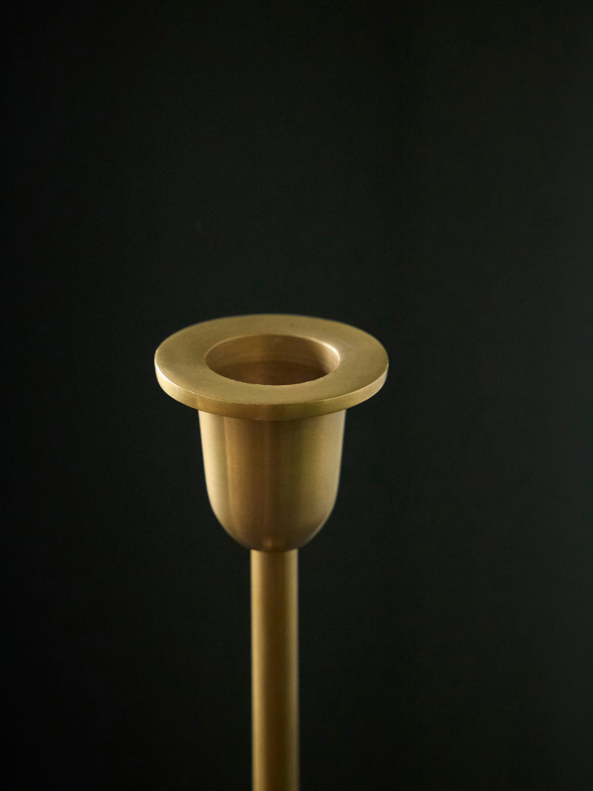 Brass Elegant Candle Holder - Medium Size