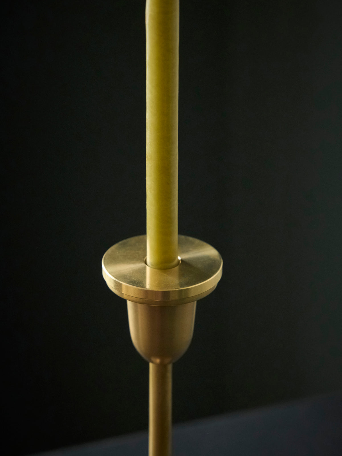 Brass Elegant Candle Holder - Medium Size