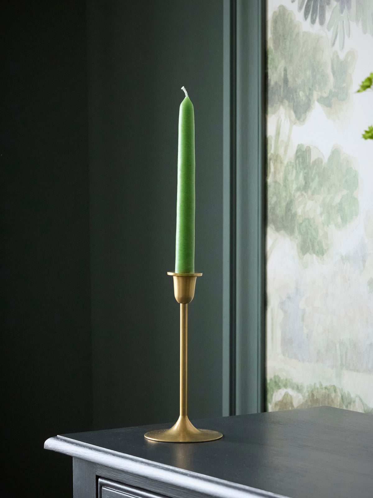 Brass Elegant Candle Holder - Medium Size