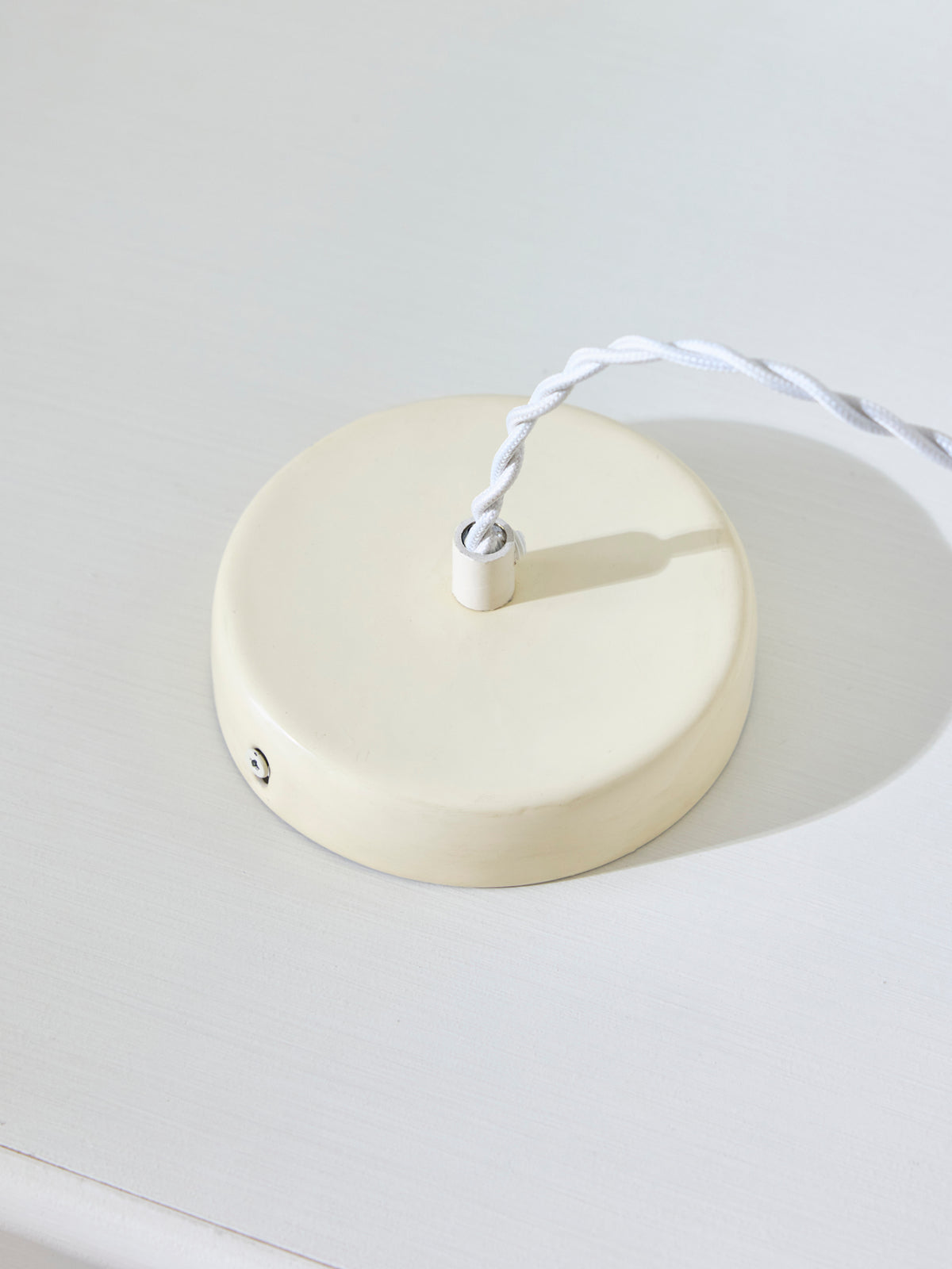 Aline enameled metal hanging lamp - large version