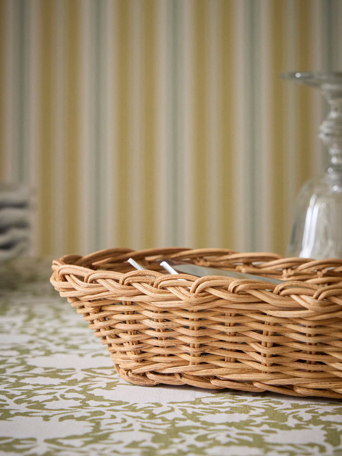 Panier de table en rotin - Taille S