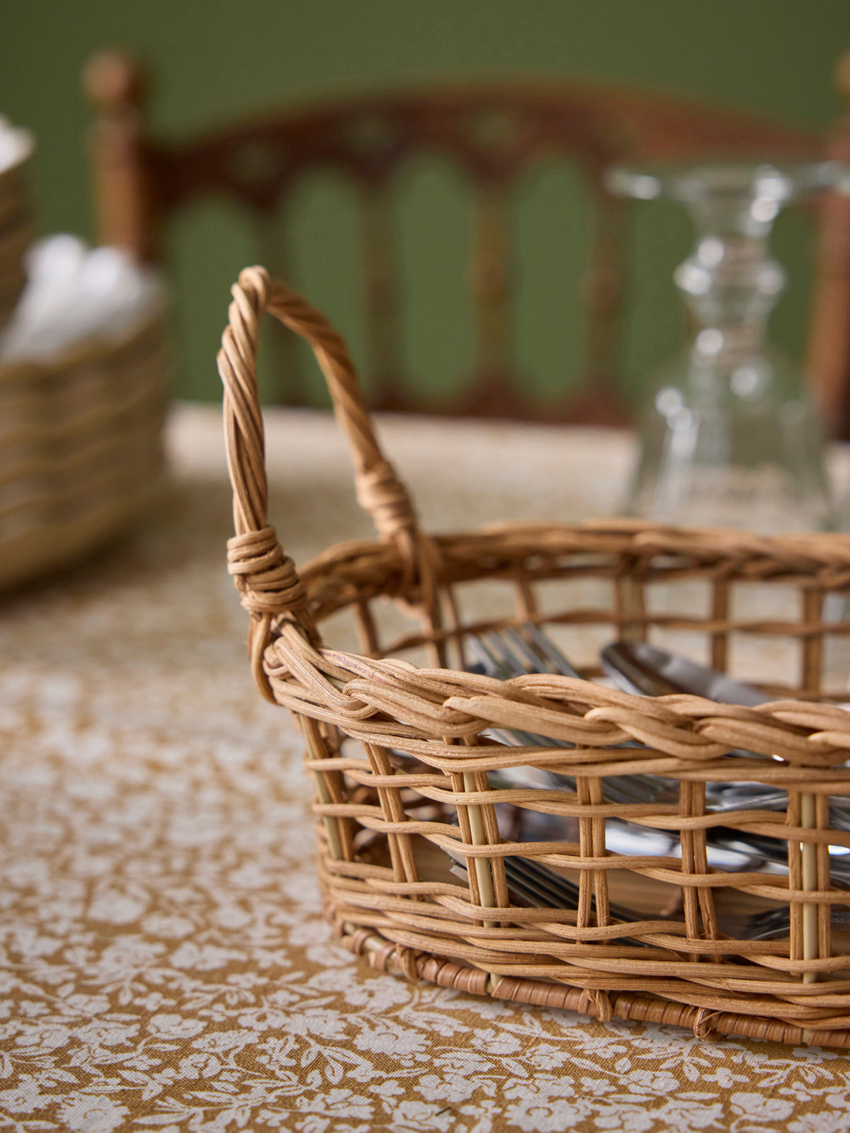Panier de table en rotin - Taille M