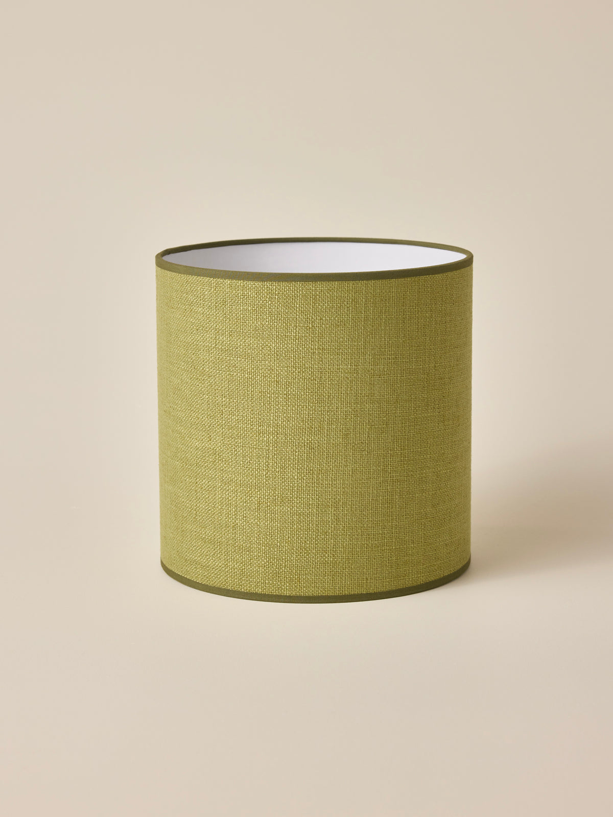 Abat-jour seventies olive - petit modèle Victoire